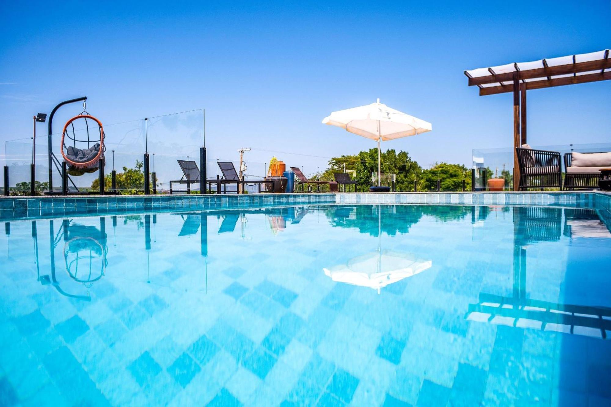 Pousada Com Piscina, Jacuzzi E Com Vista Em Capitolio - Casa Decore Esterno foto
